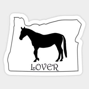 Oregon Horse Lover Gift Sticker